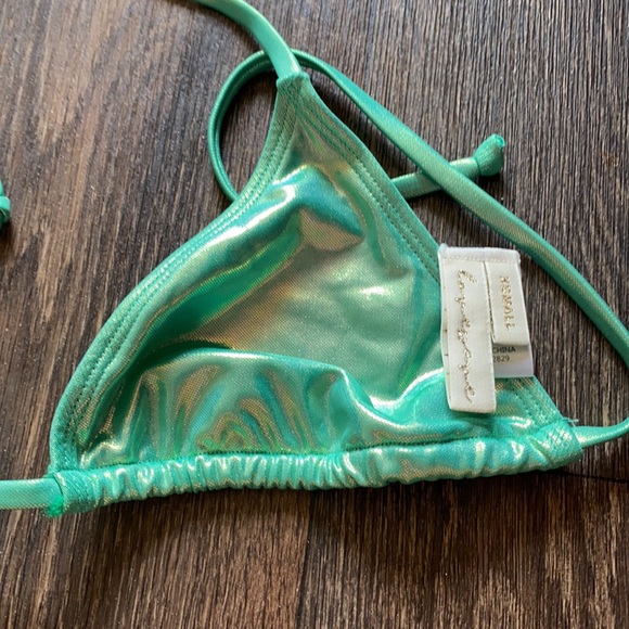 Love Wave the Denz Top in Aqua Green - Picture 3 of 4